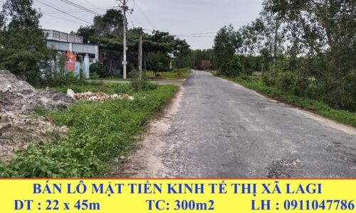 Bán đất mặt tiền đường kinh tế thị xã lagi bình thuận