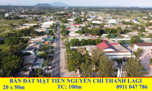 Bán  đất mặt tiền đường nguyễn chí thanh xã tân bình thị xã lagi bình thuận
