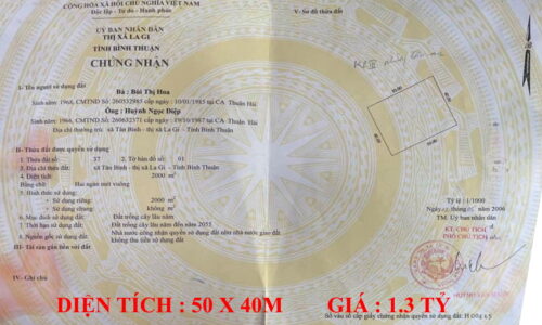 Bán lô đất hẻm nguyễn trãi thị xã lagi bình thuận