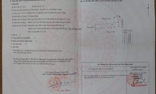 Bán đất mặt tiền đường nguyễn du biển cam bình giá rẻ tx lagi