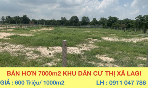 Bán Lô Đất Nhà Vườn Tại Khu Dân Cư Đông Đúc Thị Xã Lagi, Bình Thuận