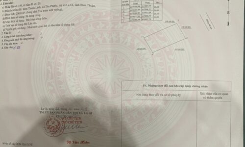 Bán Đất Mặt Tiền Đường Sỏi Tân Phước – Cơ Hội Đầu Tư Gần Biển Ở Lagi, Bình Thuận